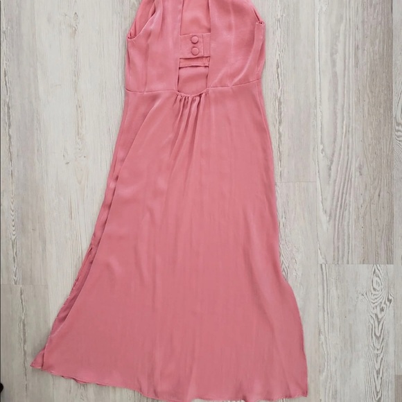 ZARA MIDI PINK DRESS - Picture 8 of 8